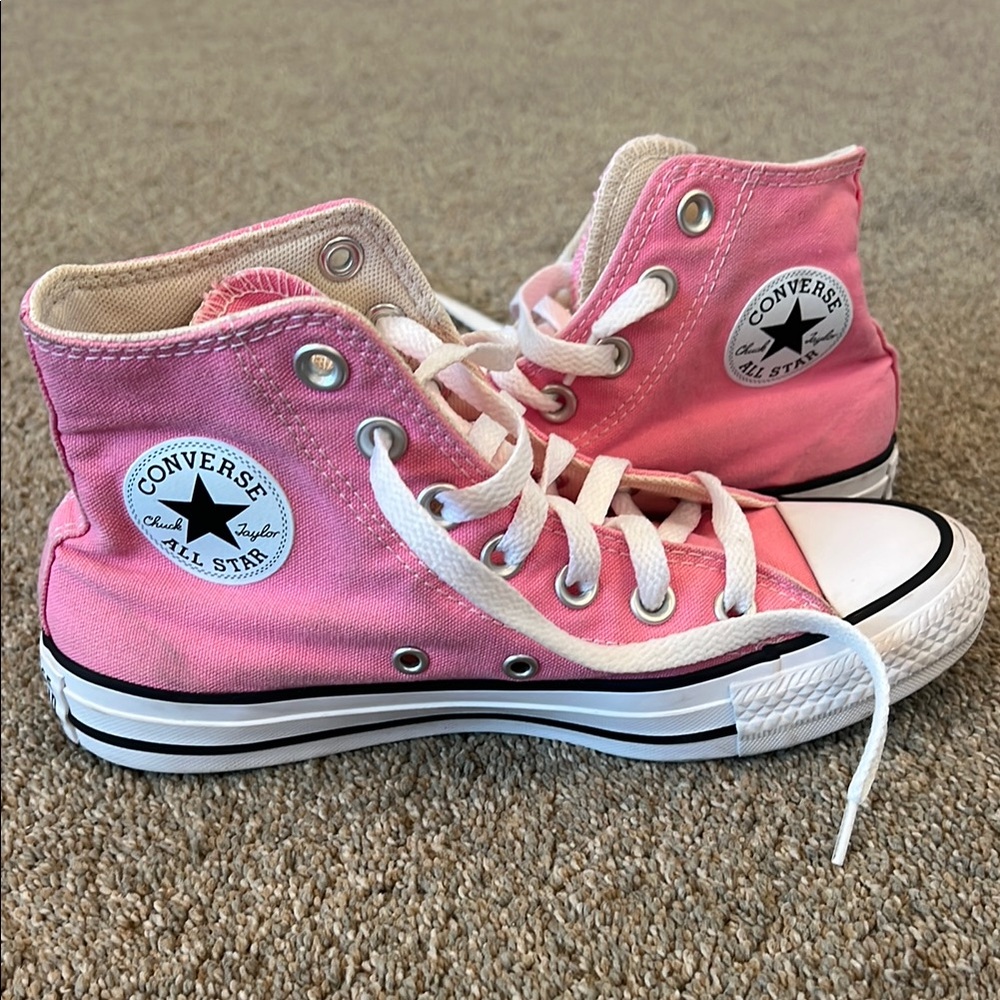Converse All Star Pink Canvas Sneakers